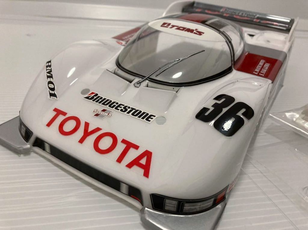 1円〜☆タミヤ☆ 1/12RC☆トヨタ☆トムス 84C スペアボディ☆未使用品 