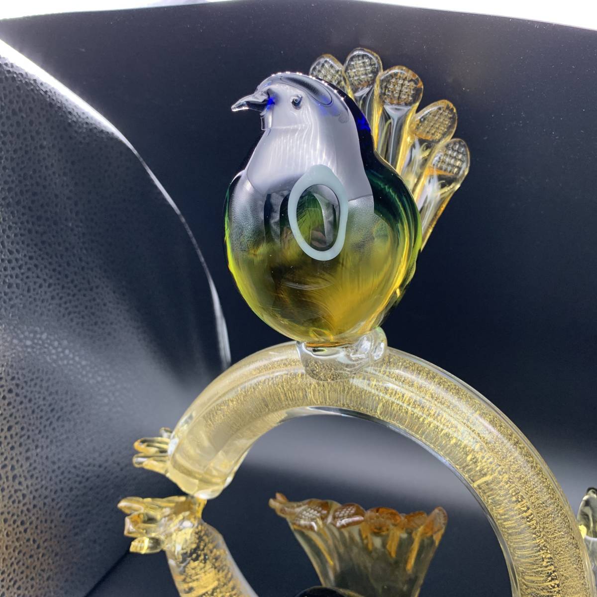 ムラーノ イタリア ムラーノガラス 鳥 MURANO イタリア製 鶏 ニワトリ