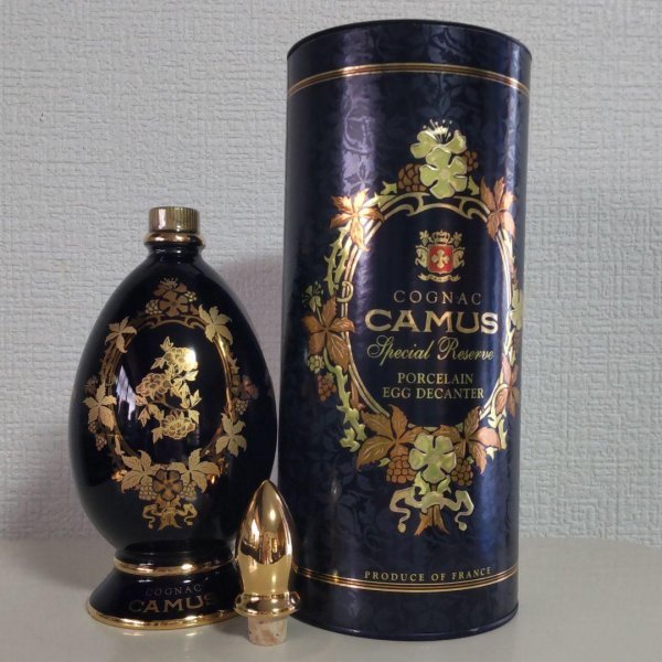 2025，得価 COGNAC CAMUS スペシャルリザーブ ポーセリン エッグデキャンタ