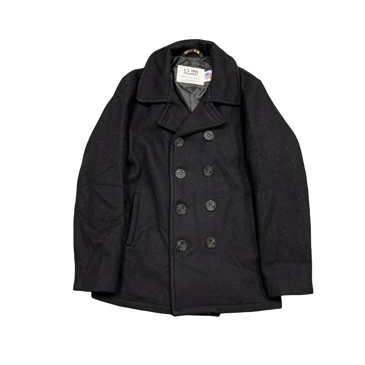 ショット SCHOTT ピーコート ダブル Schott メンズ Pコート レザー 0