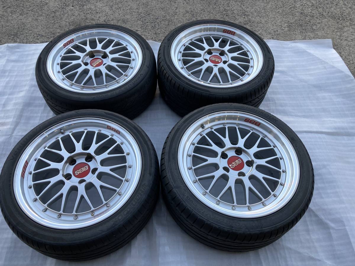 BBS LM 18インチ9J・8Jアルミ4本セット タイヤ、ホイール 18