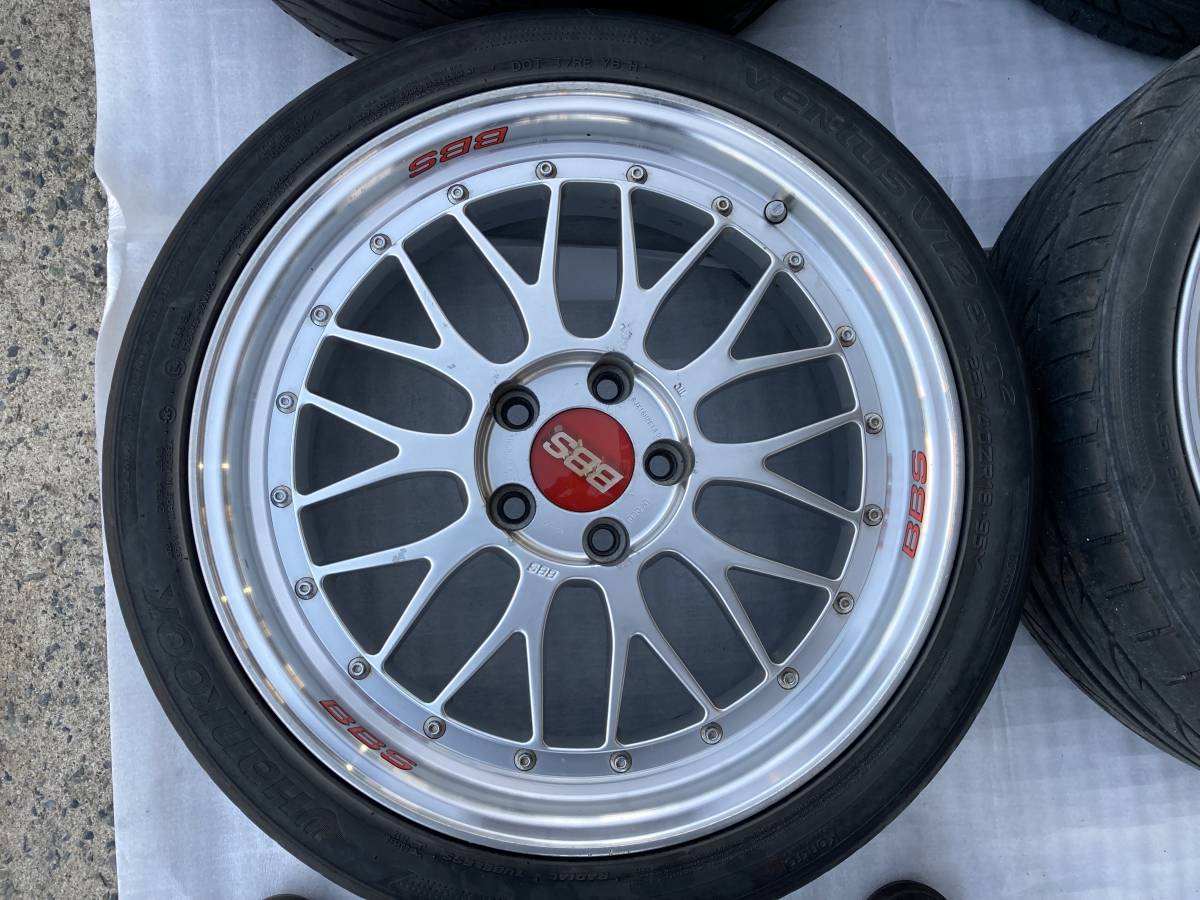 BBS LM 18インチ9J・8Jアルミ4本セット タイヤ、ホイール 18