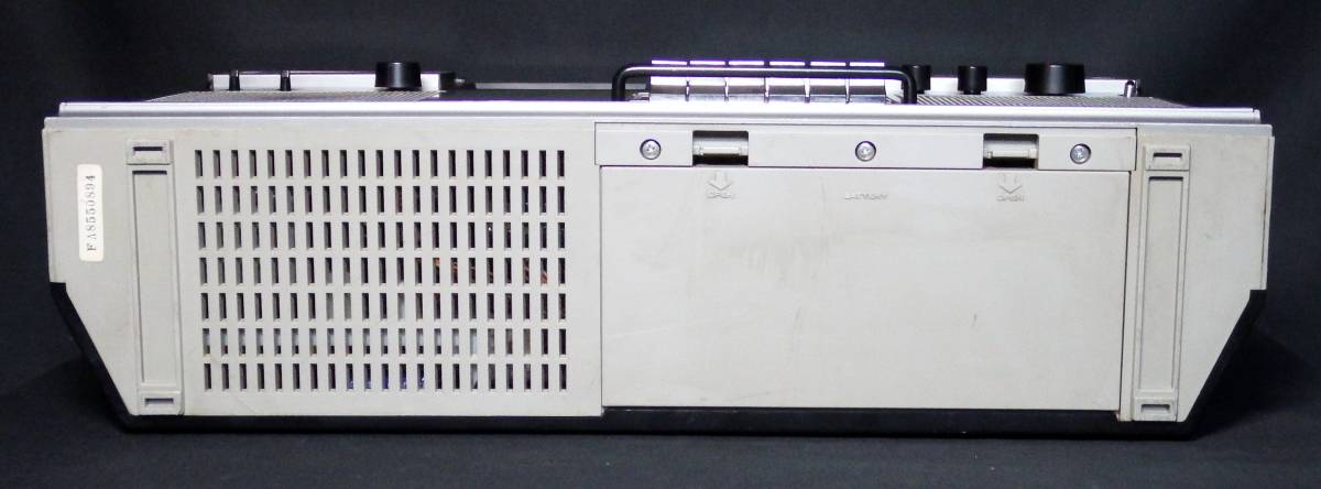 ナショナル 白黒テレビ ステレオ テレビラジオカセットレコーダー TR