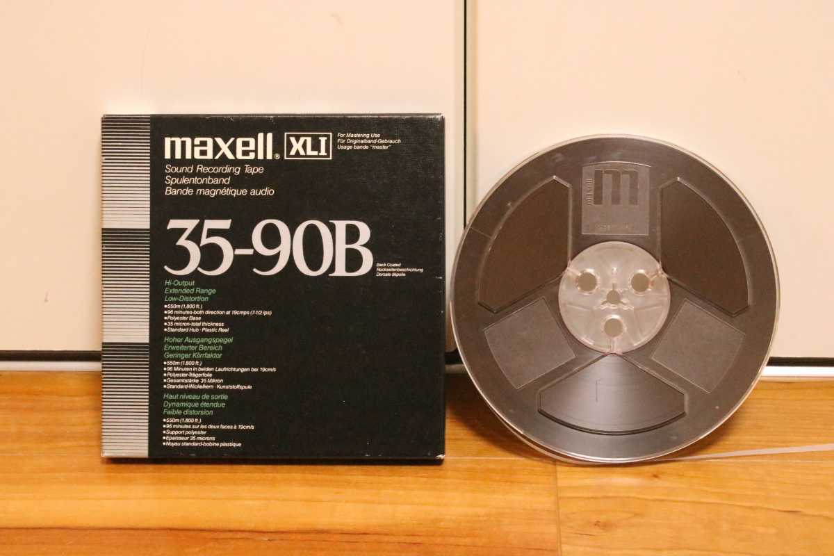 4本セット】maxell マクセル XLI 35-90B 7号 オープンリールテープ