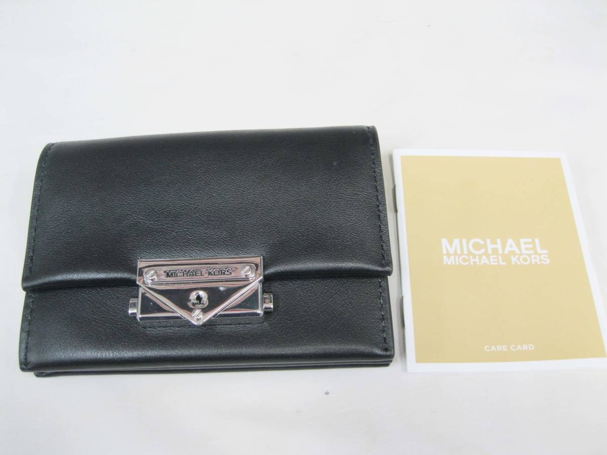MICHAEL マイケルコース 財布 KORS ミニ財布 コンパクト アウトレット 折財布 レディース 3つ折り 三つ折り財布 マイケル PVC レザー ミニ ミニ財布（ブランドマイケル・コース）（レディース財布