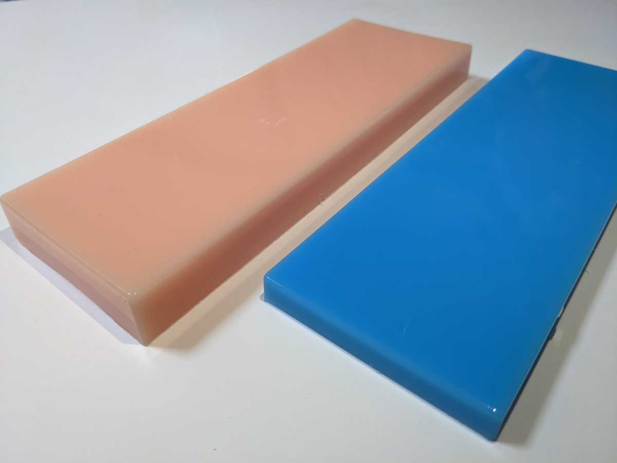 NEW 超低硬度耐熱シリコン　ロングジグ用マットセット　熱転写　ホログラム　ホットスタンプ