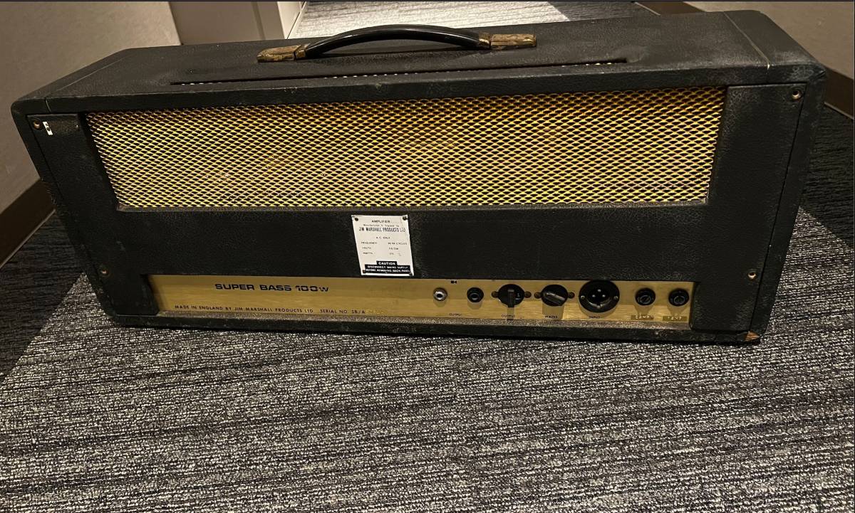 1969年製 Marshall SuperBass 100W Model1992 Jimi Hendrix Jimmy Page ...