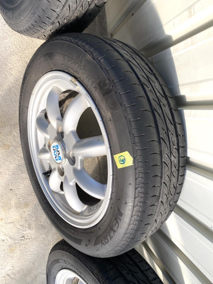 返品 交換対象商品 佐川 溝有 ダイハツ純正 14インチ アルミホイール 1本のみ 14x4 5j 45 4h Pcd 100 タイヤ 165 55r14 ミラジーノ ミニライト K8127p Accuratefreightlines Com