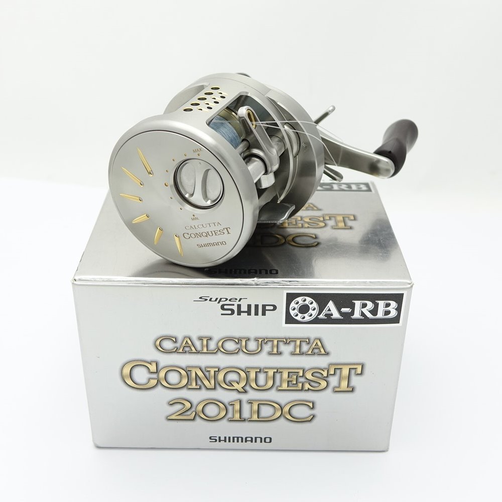 ◇◇ SHIMANO シマノ 03カルカッタコンクエスト 201DC キズ有 箱付 