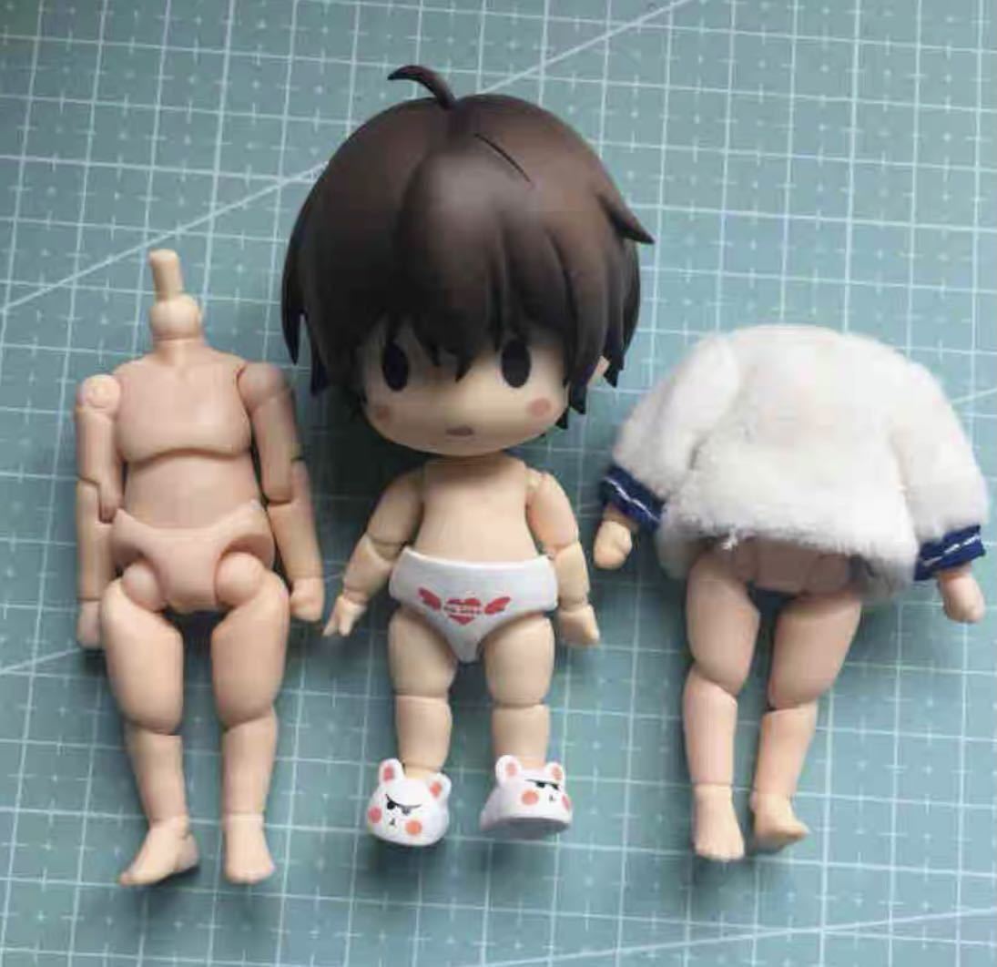 ねんどろいどどーるをベビーボディに交換 海外製ミニチュアドール用 上質可動幼体ボディ素体1 12フィギュア素体 ホワイティスキン白肌 パーツ 売買されたオークション情報 Yahooの商品情報をアーカイブ公開 オークファン Aucfan Com