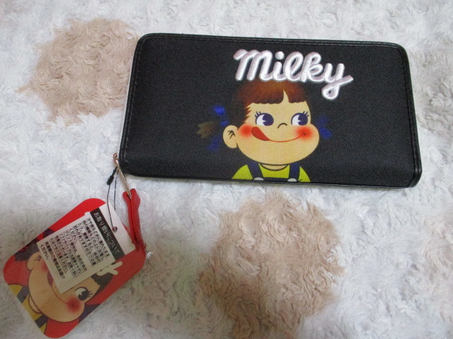  ミルキー デニム 長財布 ペコちゃん(長財布（小銭入れあり）)｜売買されたオークション情報、yahooの商品情報をアーカイブ公開 - オークファン 長財布（小銭入れあり）