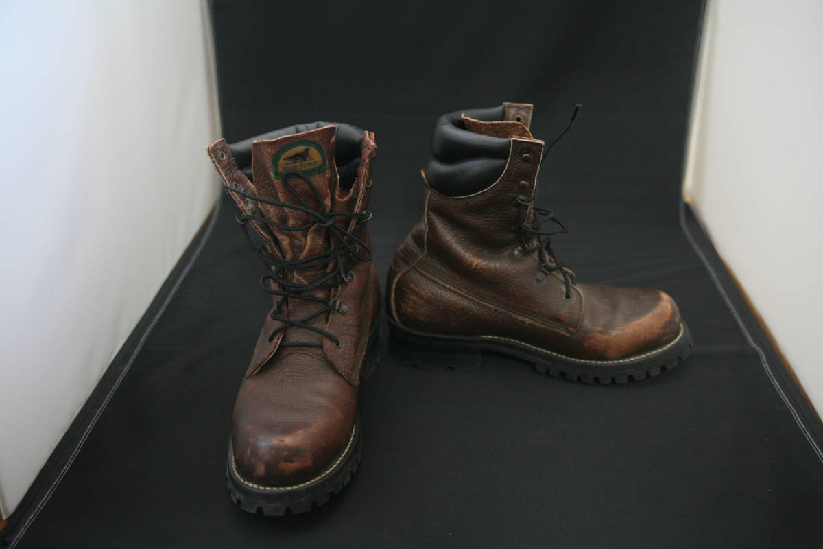 値下げ！ 良品！激レアブーツ redwing 9 D 858 半円犬タグ 90年代 