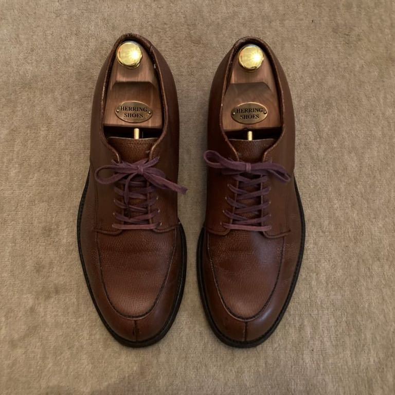 希少！1980s USAヴィンテージ ALDEN オールデン 旧ロゴ Vチップ レザー