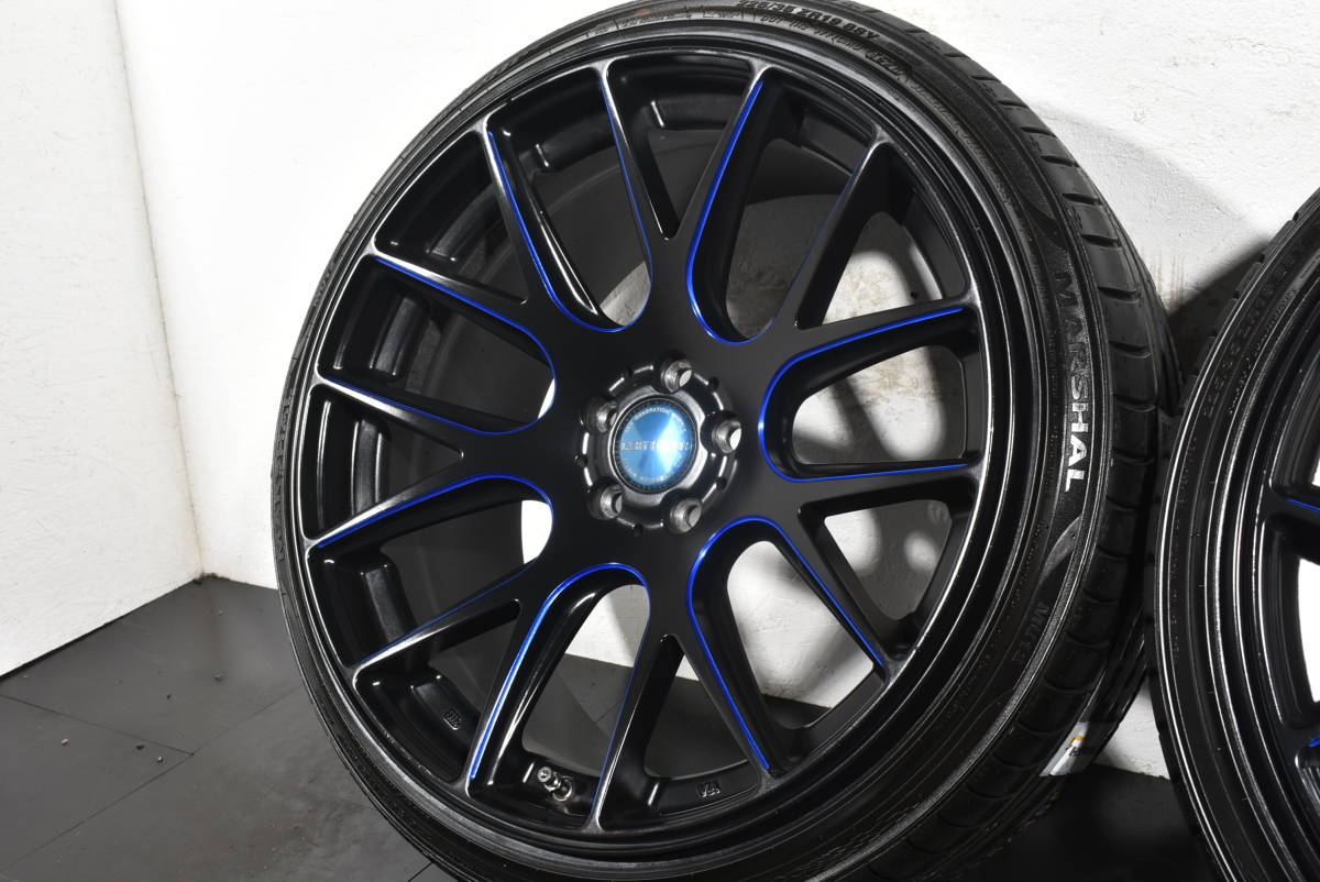 ☆ラグジーヘインズ LH-SPORT LH013☆19インチ☆PCD100 8.5J +43 9.5J 