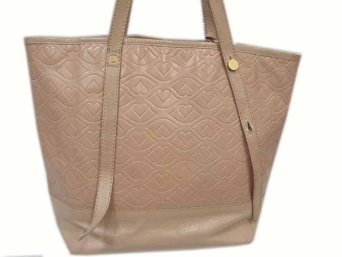 ◇クロエ BISOU（ビズー）レザートートバッグ セミショルダー ハート 