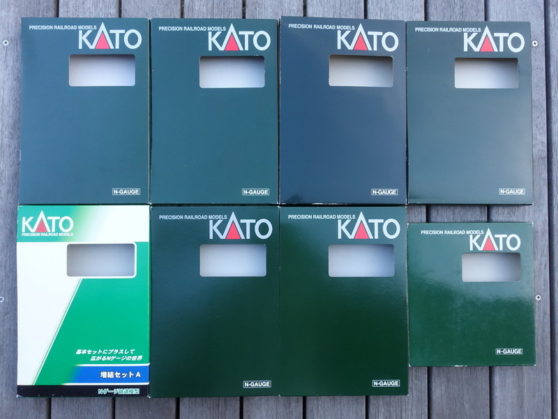 【車両ケース】KATO 車両ケースのスリーブのみ 8つ ■ 管理番号HK22022795 985 100