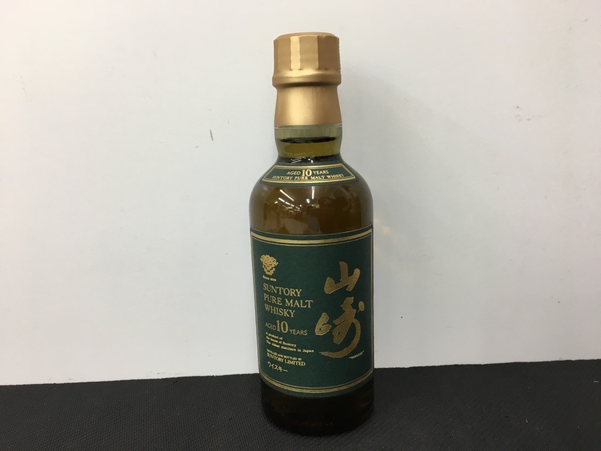 未開封☆山崎 10年 シングルモルトウイスキー180ml