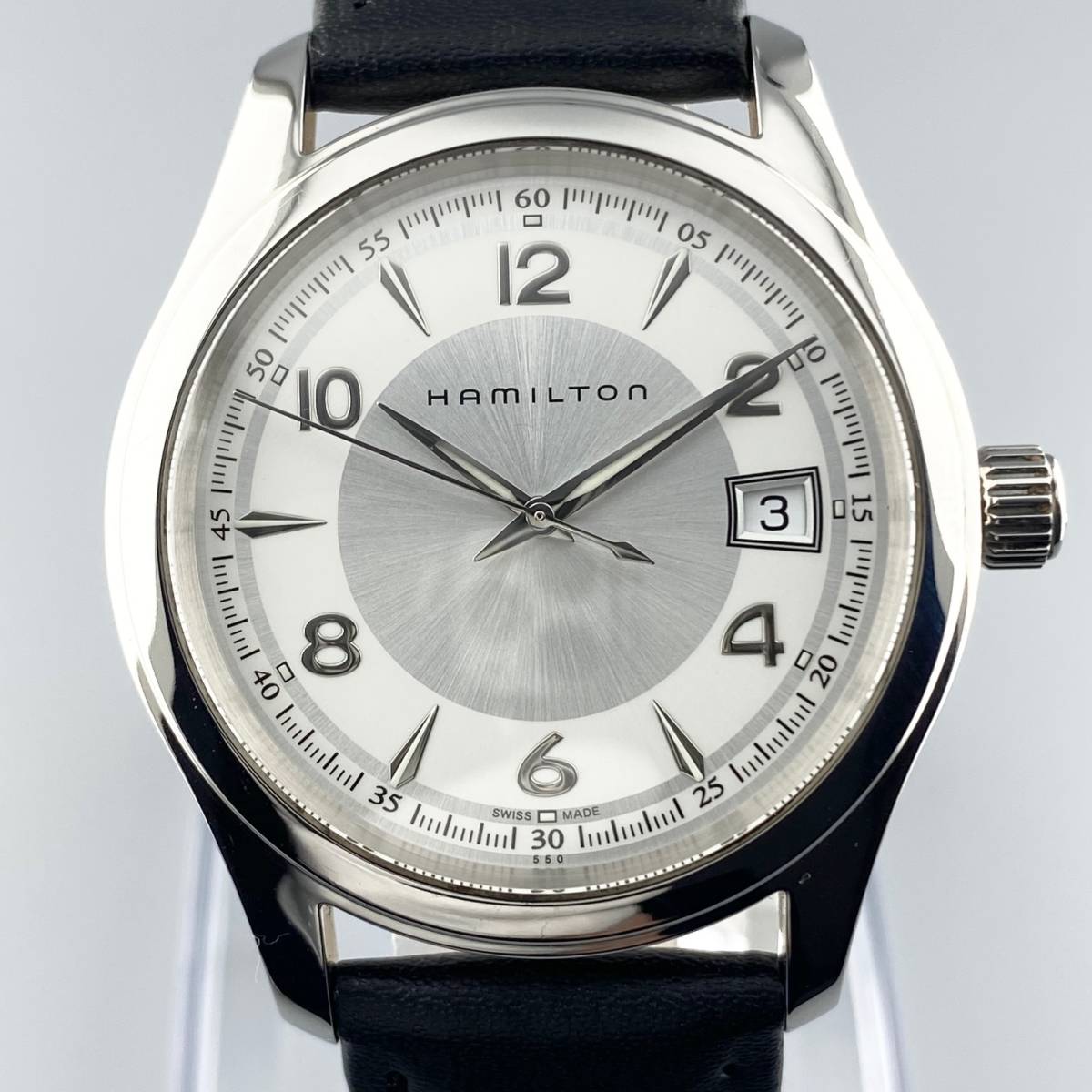 1円 可動品 腕時計 ハミルトン HAMILTON リンウッド H184510 クォーツ