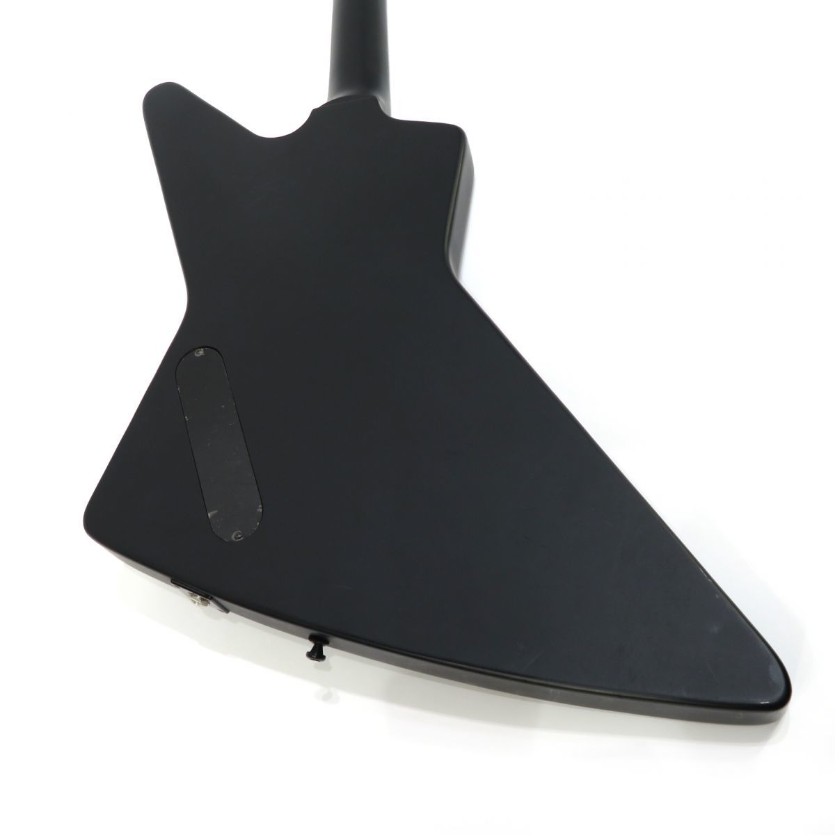 092s☆Epiphone エピフォン Gothic 1958 Explorer Mod ブラック 変形 