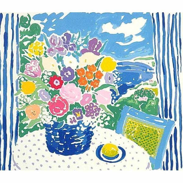 ☆ジョン・ボッチ『アーンズ ブーケ』シルクスクリーン 絵画 新品 限定
