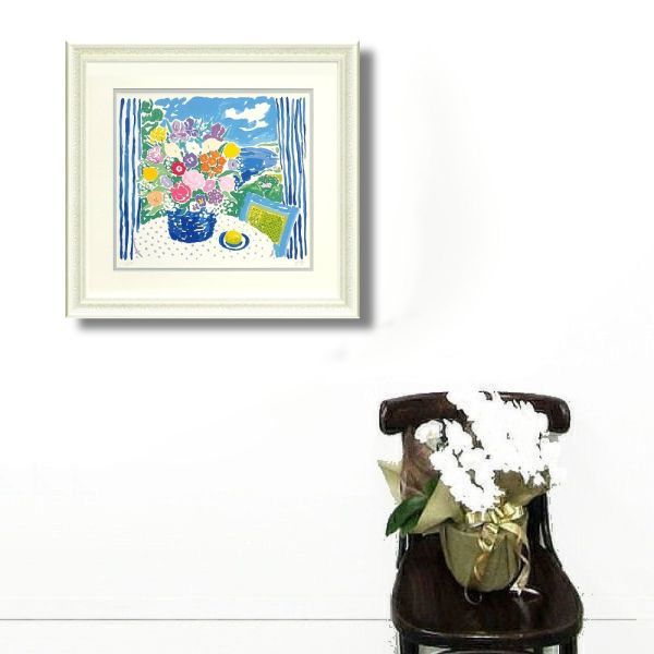 ☆ジョン・ボッチ『アーンズ ブーケ』シルクスクリーン 絵画 新品 限定