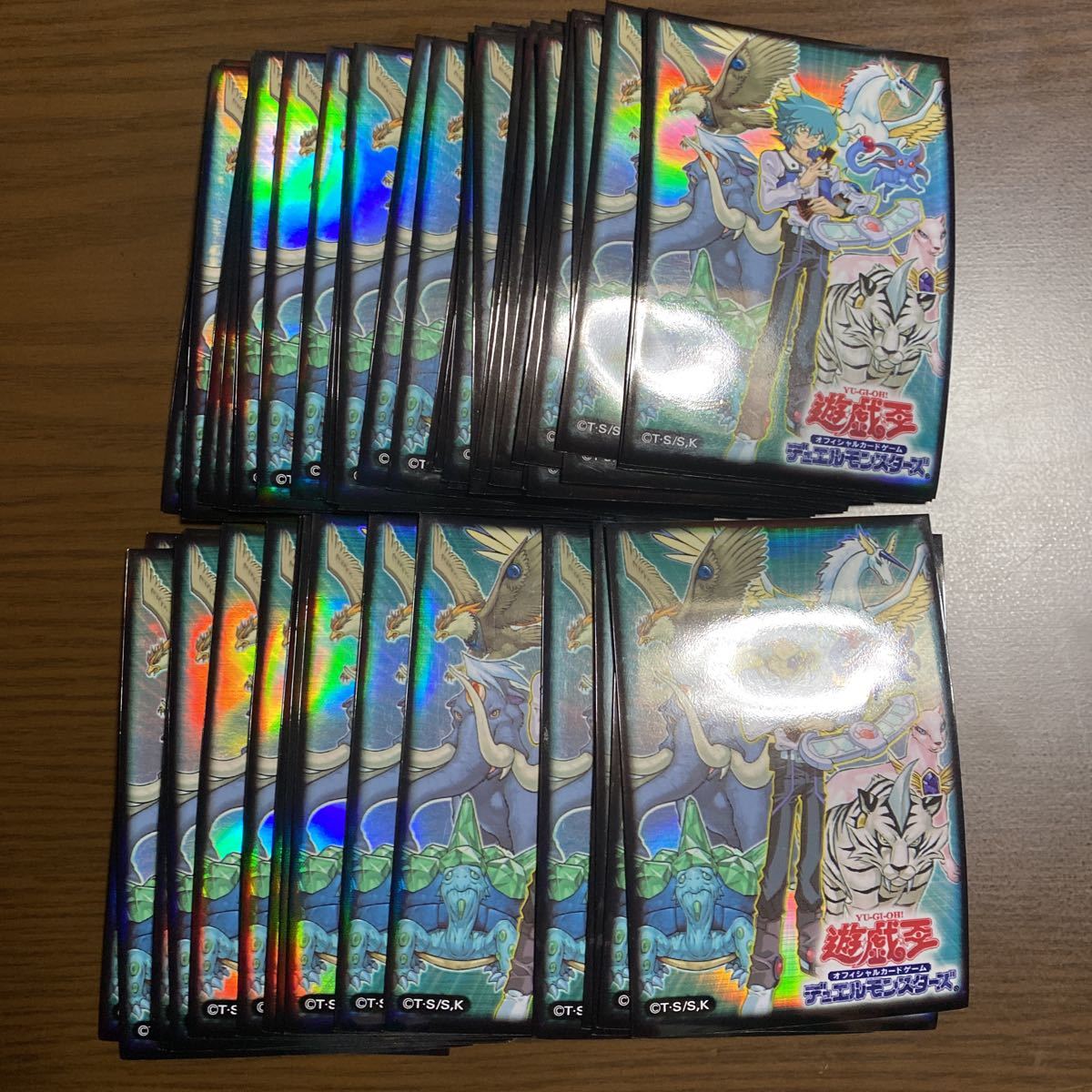 送料無料】 中古 遊戯王 スリーブ プロテクター 5Ds ファイブディーズ 