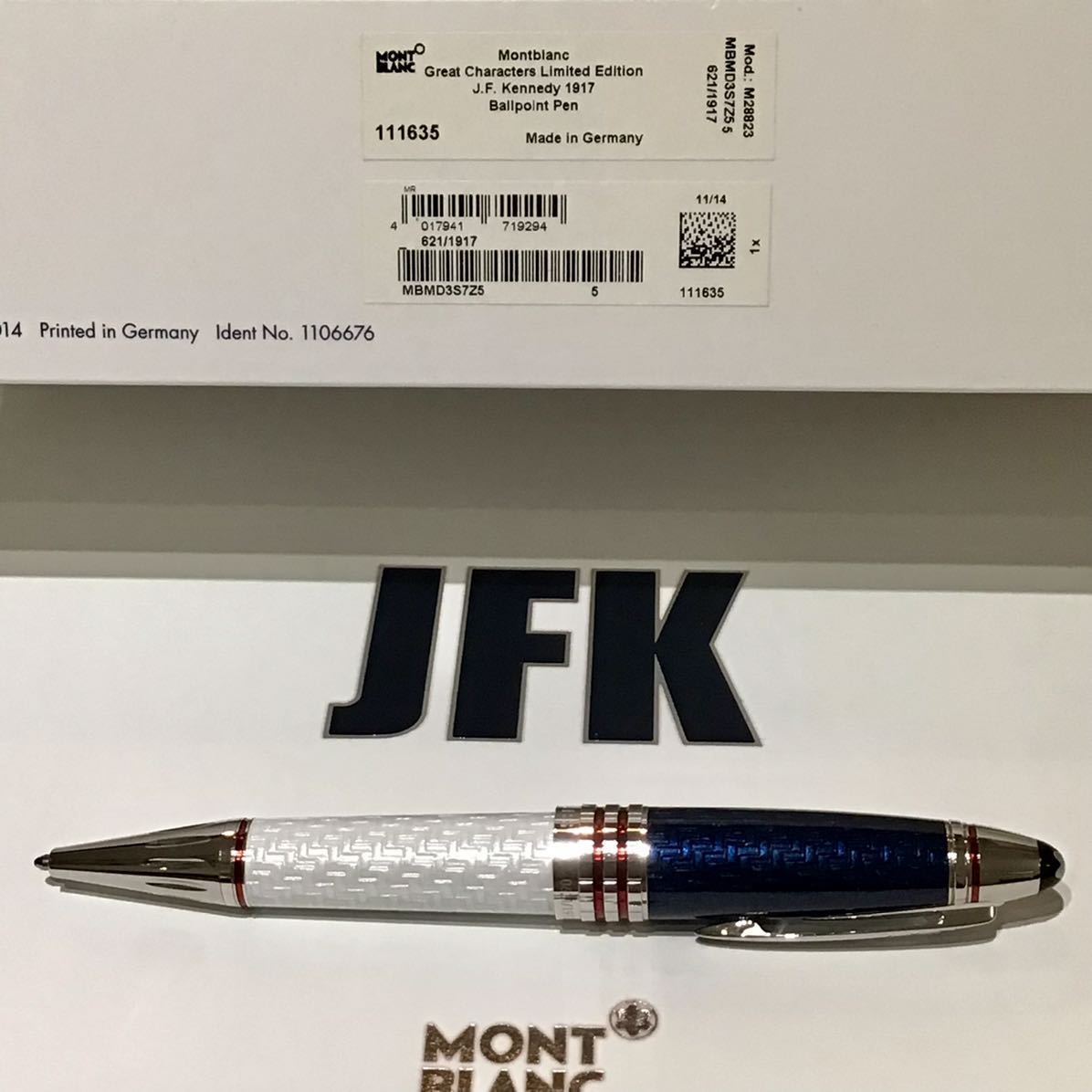 世界限定1917本 MONTBLANC モンブラン JF Kennedy Great Characters