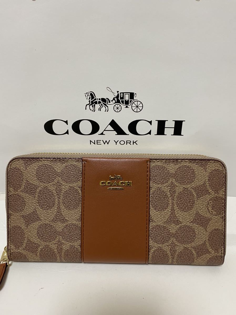 新品 未使用 86 a】 COACH コーチ ジッピー ウォレット 長財布 新品 未使用 86 a】 COACH コーチ ジッピー ウォレット 長財布