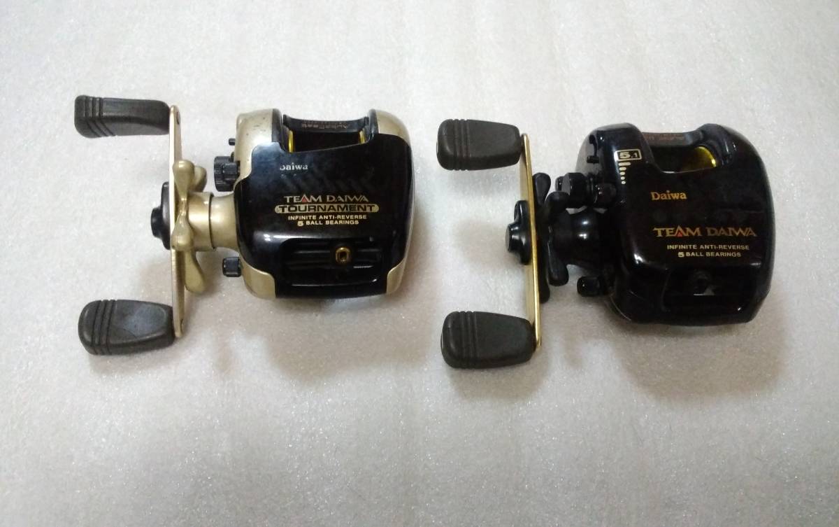オールドダイワ ダイワベイトリールセット チームダイワ トーナメント Td2hi チームダイワ Td1pi Team Daiwa Tournament ダイワ 売買されたオークション情報 Yahooの商品情報をアーカイブ公開 オークファン Aucfan Com