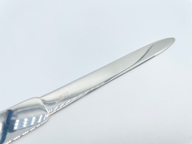 美品】TIFFANY&Co. ティファニー ペーパーナイフ SILVERPLATE