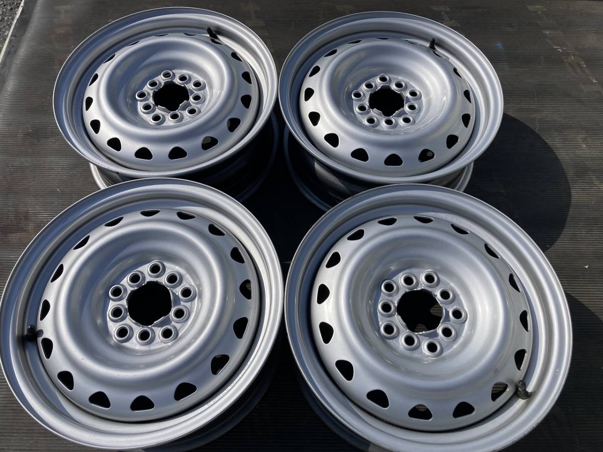 15インチ スチールホイール 5穴 マルチ 6JJ +45 PCD100/114.3 ハブ径 