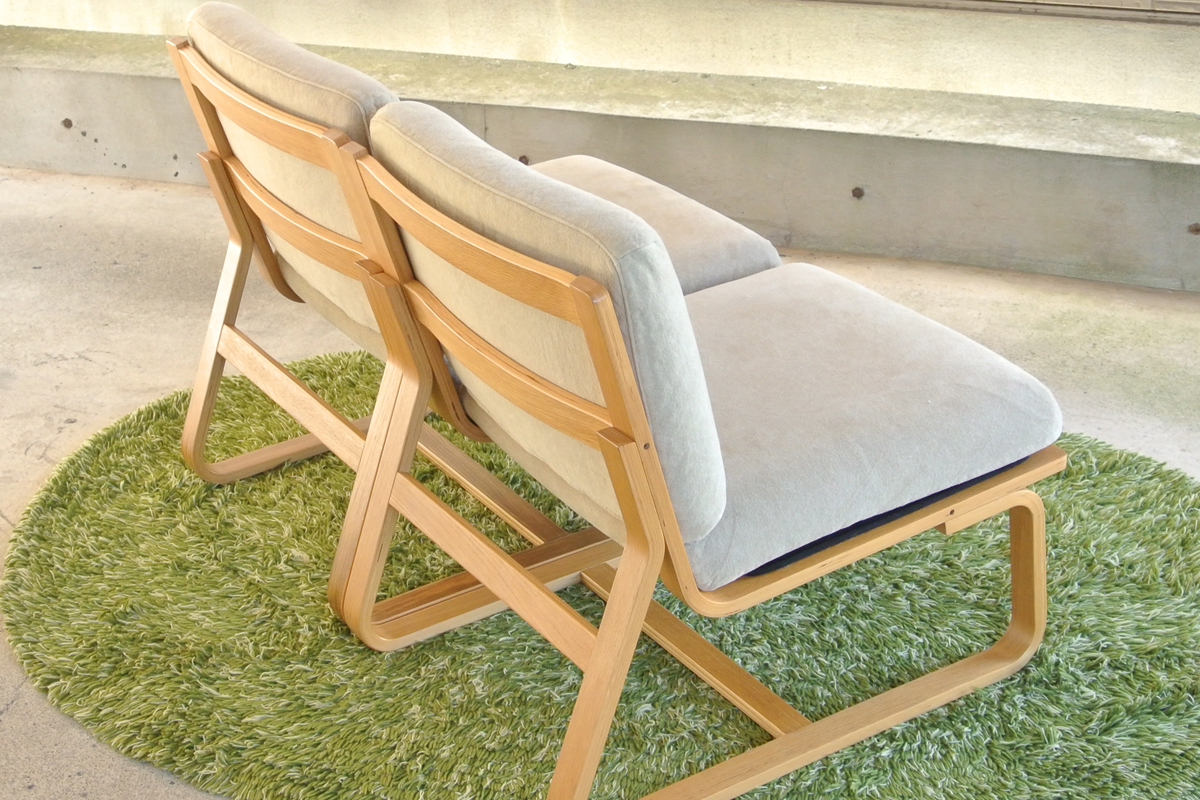 無印良品　MUJI　リビングでもダイニングでも使えるソファチェア２点セット　テーブルベンチ個別出品中_5