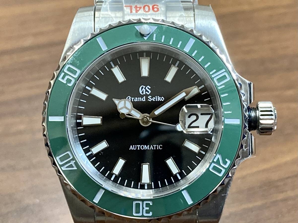 seiko mod カスタムダイバーズ SEIKO NH35Aムーブメント GS DIVER MOD