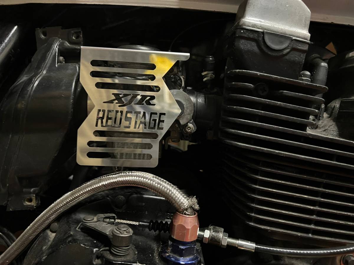 REDSTAGE オリジナル キャブカバー XJR400用 チョークレバーキャブ側 
