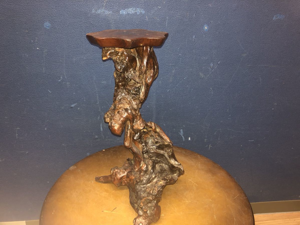 新品，SALE 中国美術 根株 花台(木工、竹工芸)｜売買されたオークション情報、yahooの商品情報をアーカイブ公開 - オークファン 木工、竹工芸