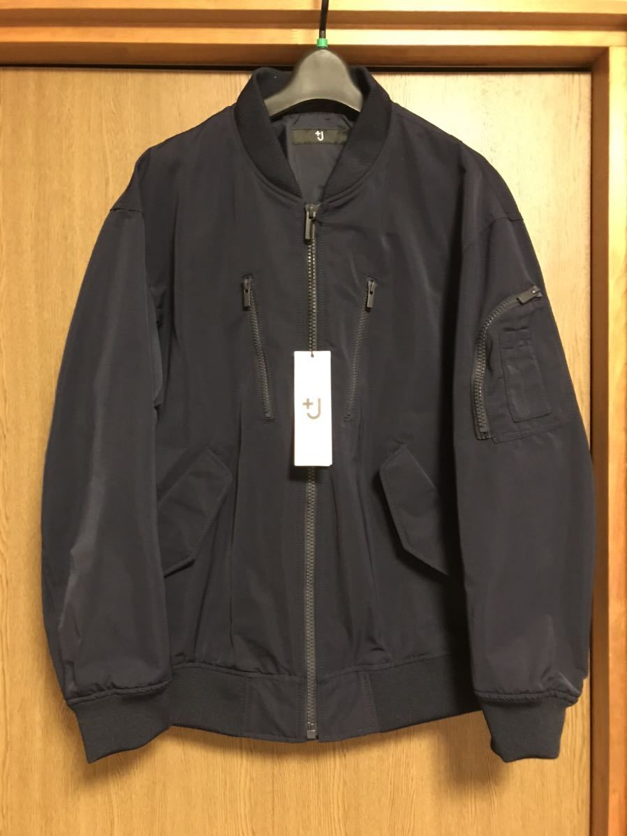 新品 ＋J ジル・サンダー UNIQLO オーバーサイズブルゾン Jil Sander 