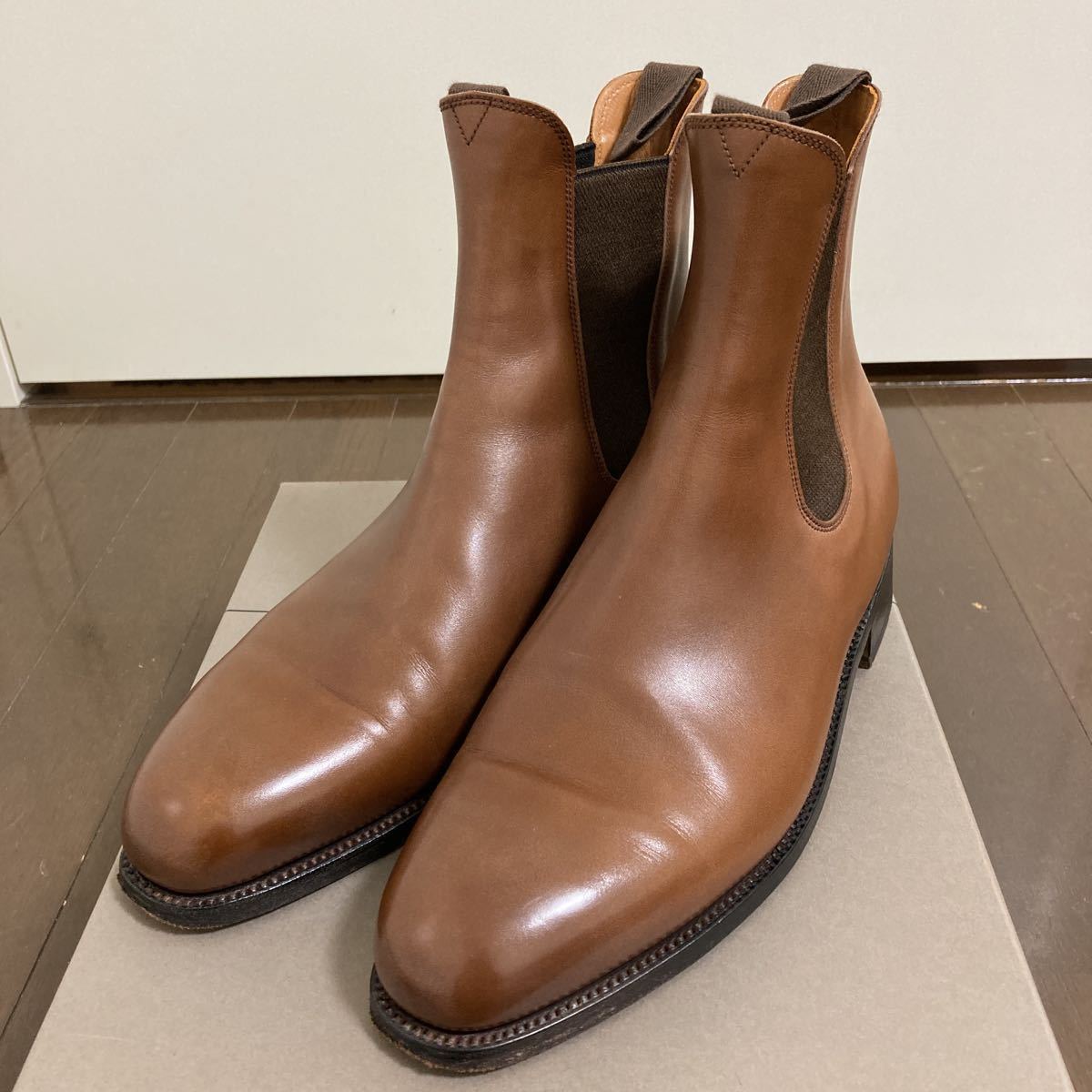 J.M.WESTONチェルシーブーツ 705 純正シューツリー付き 7D ジェイエム 