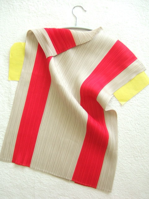 879☆新品同様 PLEATS PLEASE ISSEY MIYAKE プリーツプリーズ 斜め