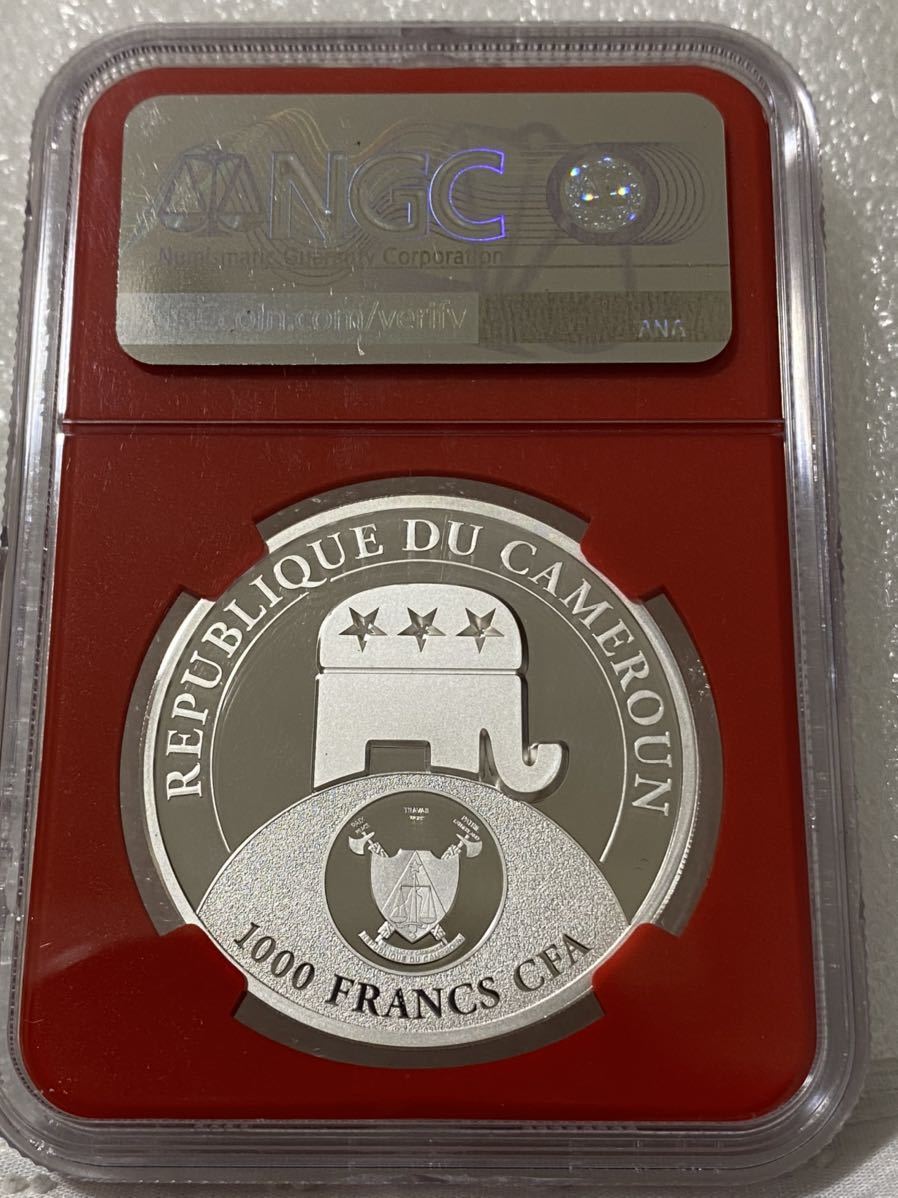 最高鑑定】2020 カメルーン トランプ大統領 銀貨 NGC PF70 UC FDI Trump