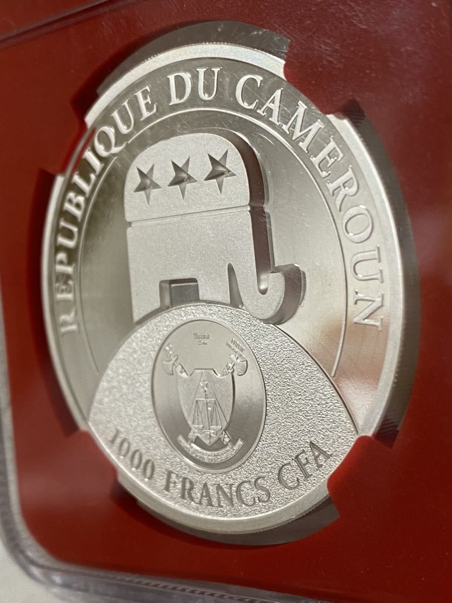 最高鑑定】2020 カメルーン トランプ大統領 銀貨 NGC PF70 UC FDI Trump
