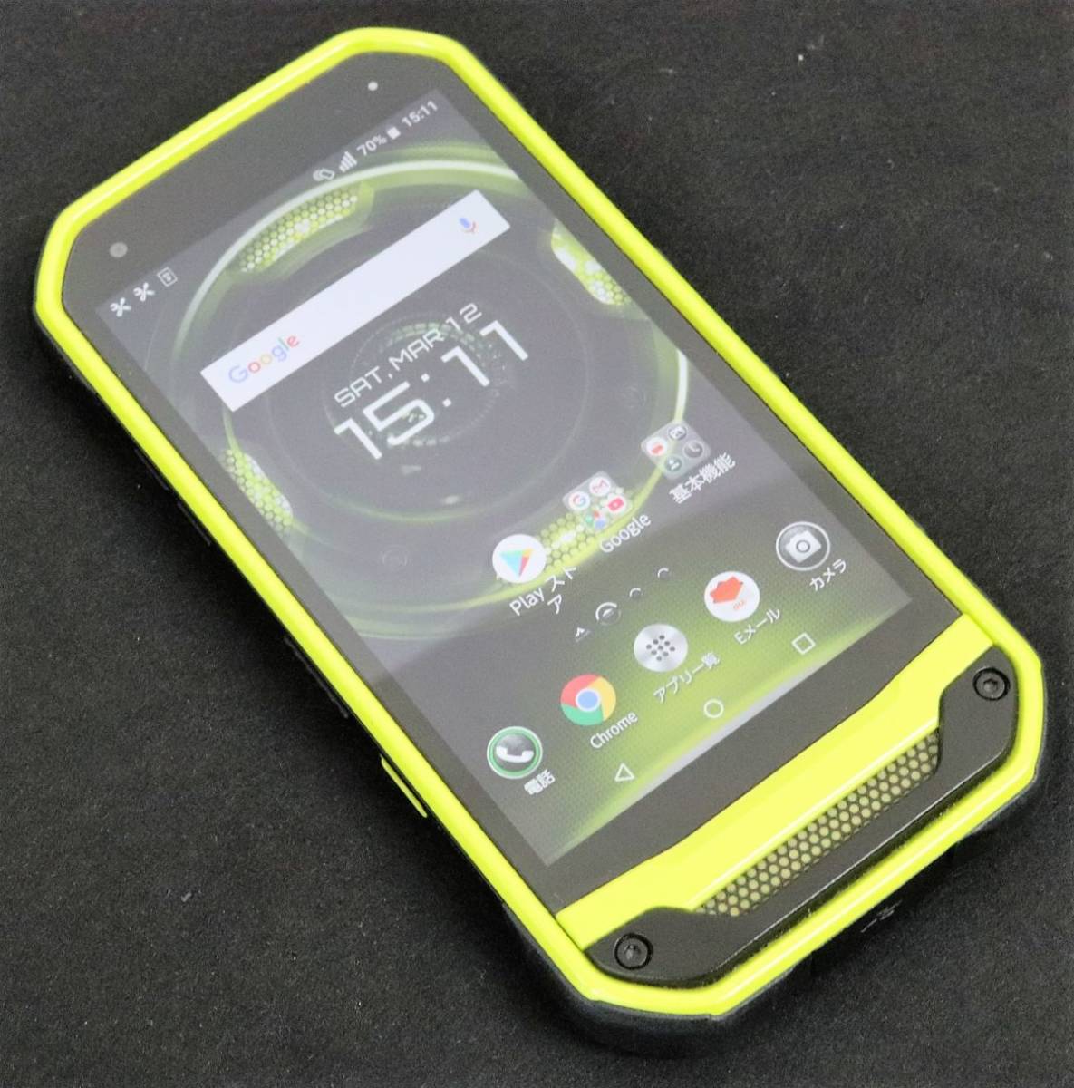 Simフリー Au Kyocera Torque G03 Kyv41 グリーン Simロック解除済 最強タフネスandroidスマホ 楽天モバイル可能 3397 1 京セラ 売買されたオークション情報 Yahooの商品情報をアーカイブ公開 オークファン Aucfan Com