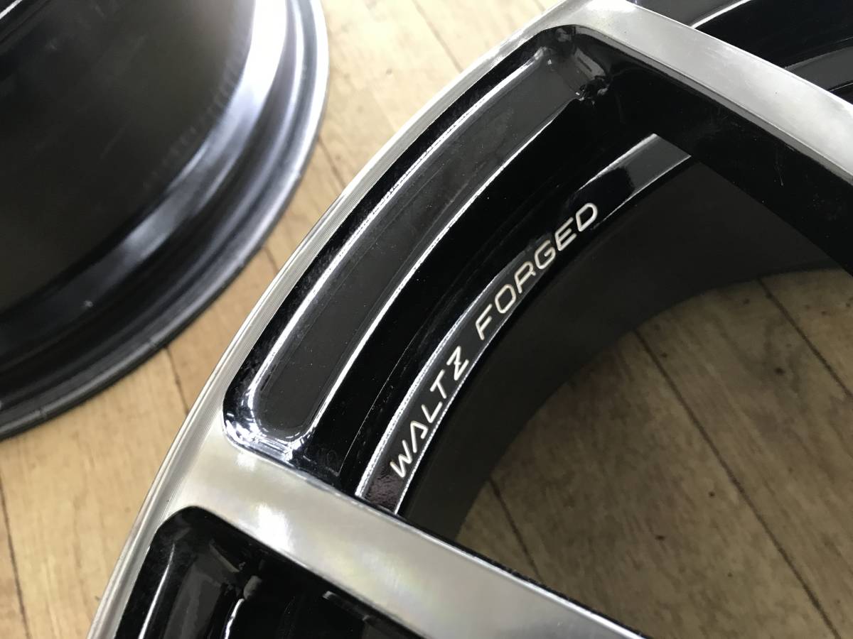 RAYS FORGED 鍛造 WALTZ S5 18インチ 7.5J+49 PCD112-5穴 4本 中古