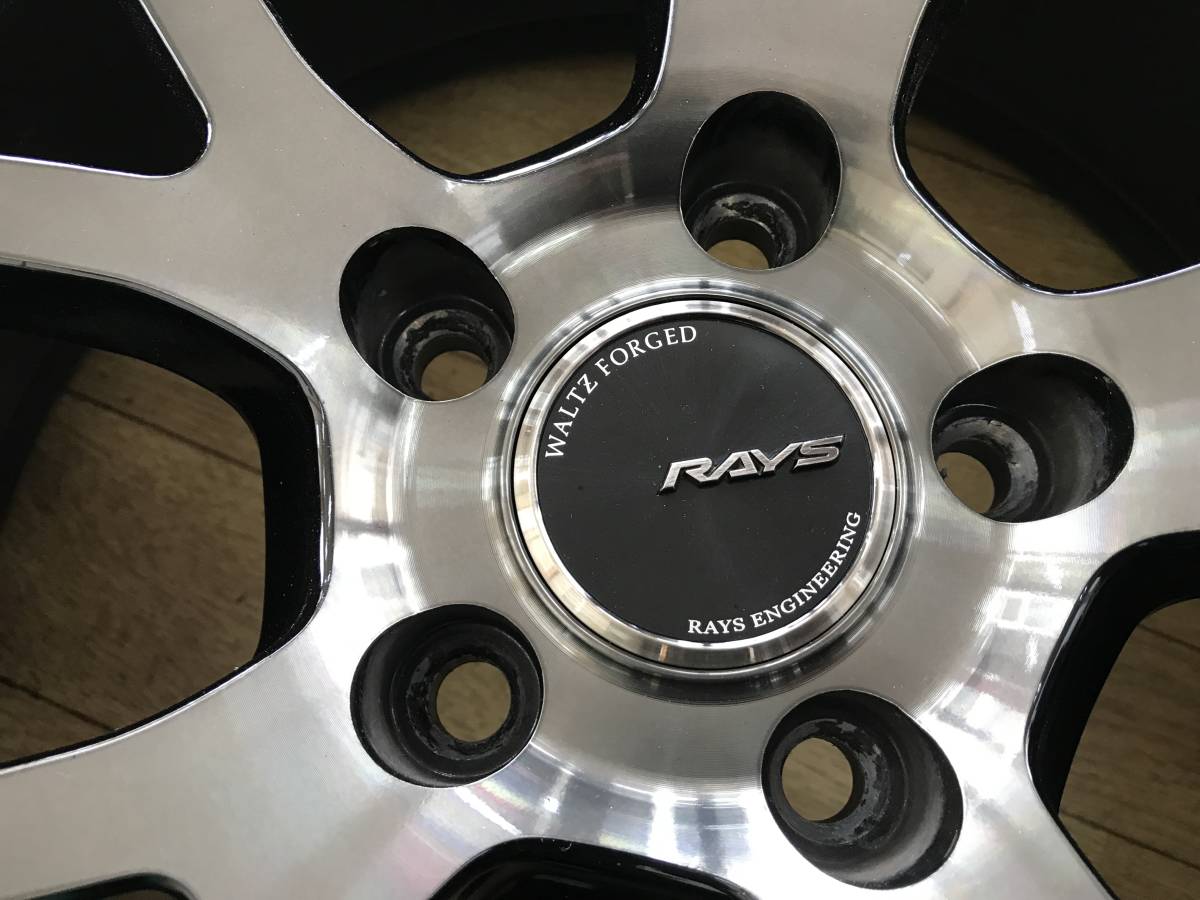 RAYS FORGED 鍛造 WALTZ S5 18インチ 7.5J+49 PCD112-5穴 4本 中古