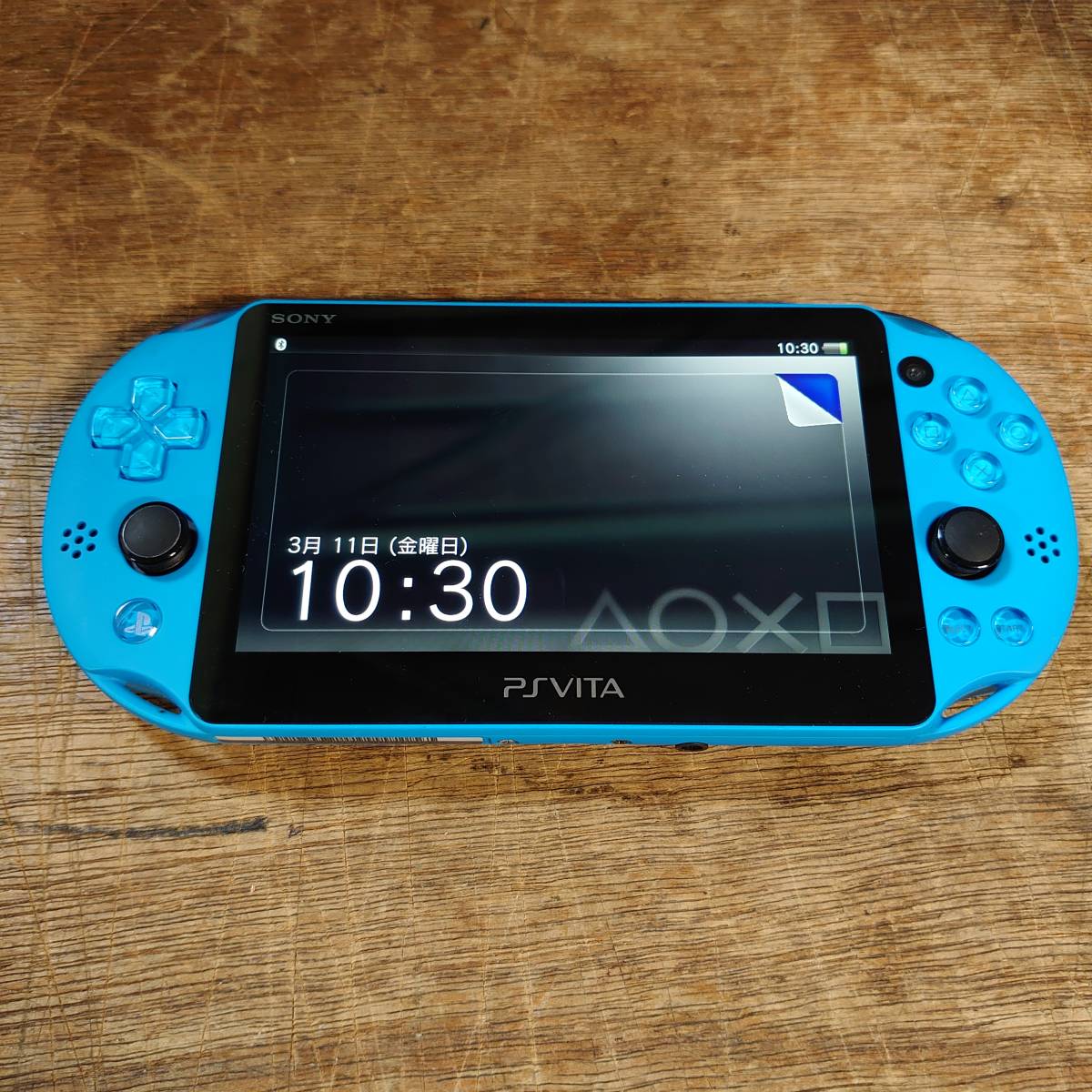 PlayStation PS Vita Wi-Fi PCH-2000 ZA23 Aqua blue Console working 