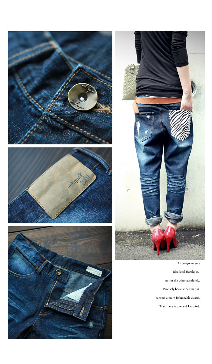試着のみ アンティカantiqua 進化を遂げて再び誕生 Antiqua史上最大ロングランヒット 爆発的アイテム ハラコデニムパンツ Lサイズ W33 約84cm 売買されたオークション情報 Yahooの商品情報をアーカイブ公開 オークファン Aucfan Com