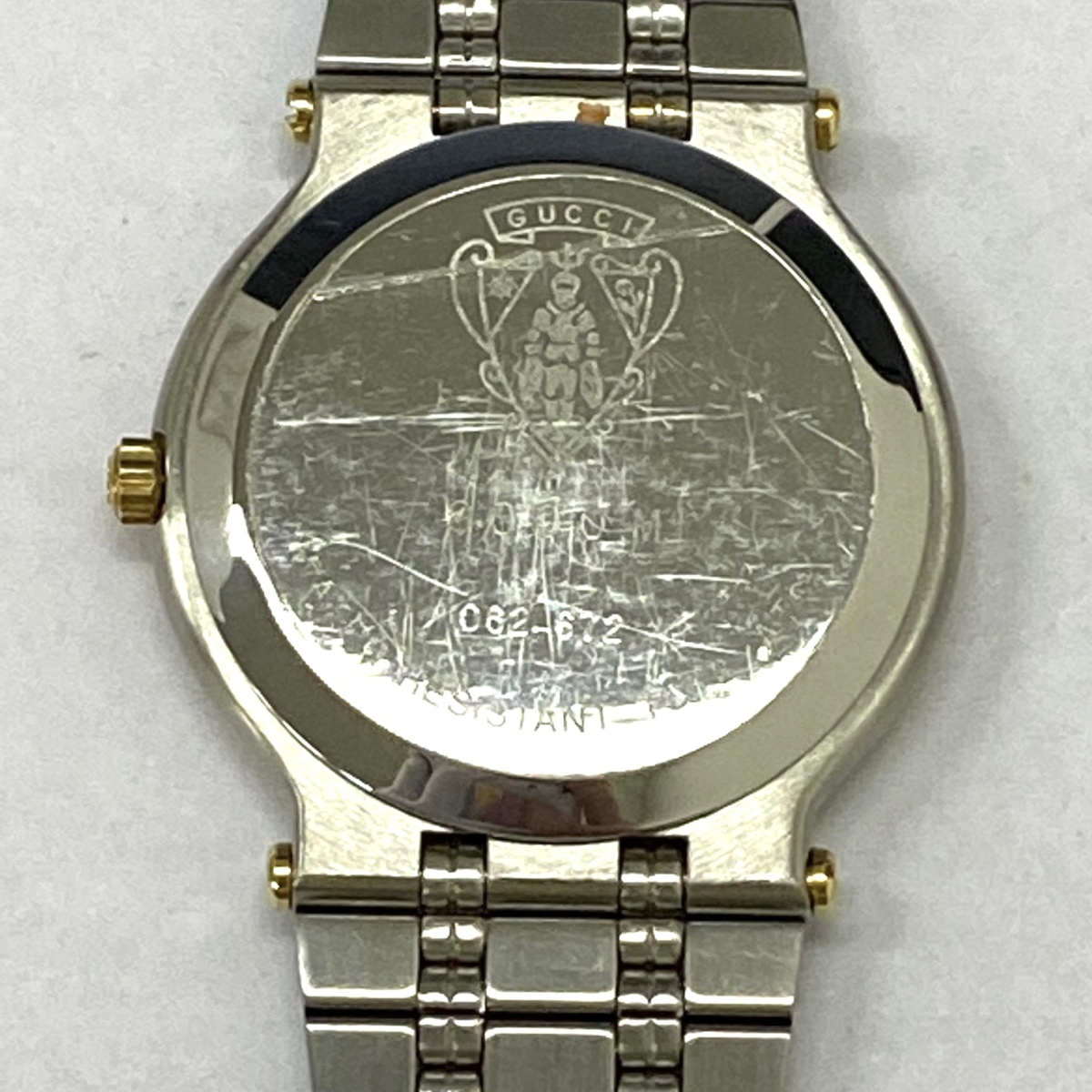 ◇グッチ GUCCI◇9000M クォーツ 腕時計 メンズ ウォッチ アイボリー 