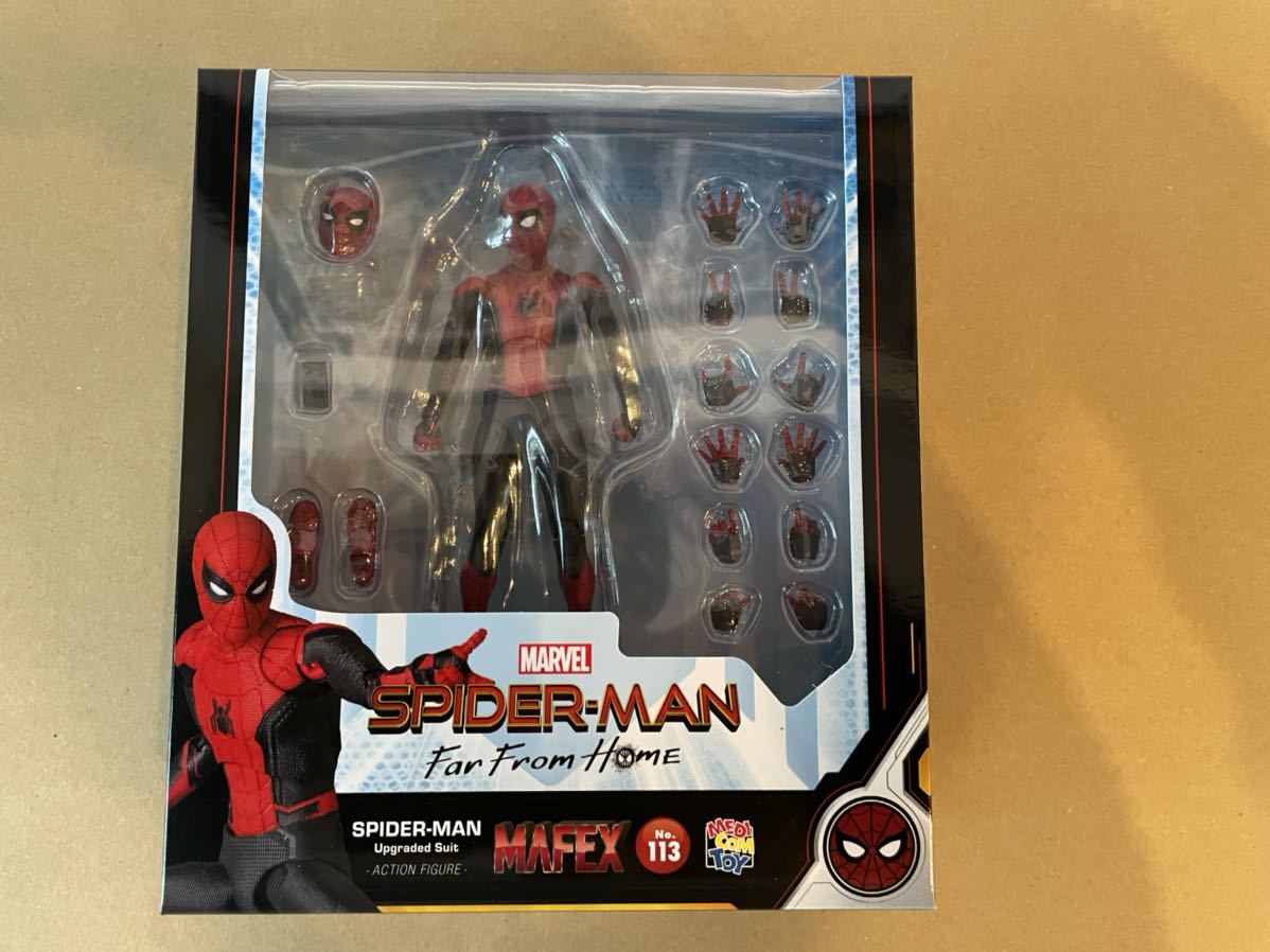 新品 MAFEX SPIDER-MAN Upgraded Suit MEDICOM TOY マフェックス No