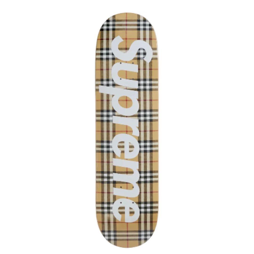 SALE，新作 ステッカー付 Supreme Burberry Skateboard バーバリー スケボー デッキ シュプリーム Beige スケートボード 22ss(シュプリーム)｜売買されたオークション情報、yahooの商品情報をアーカイブ公開 - オー その他