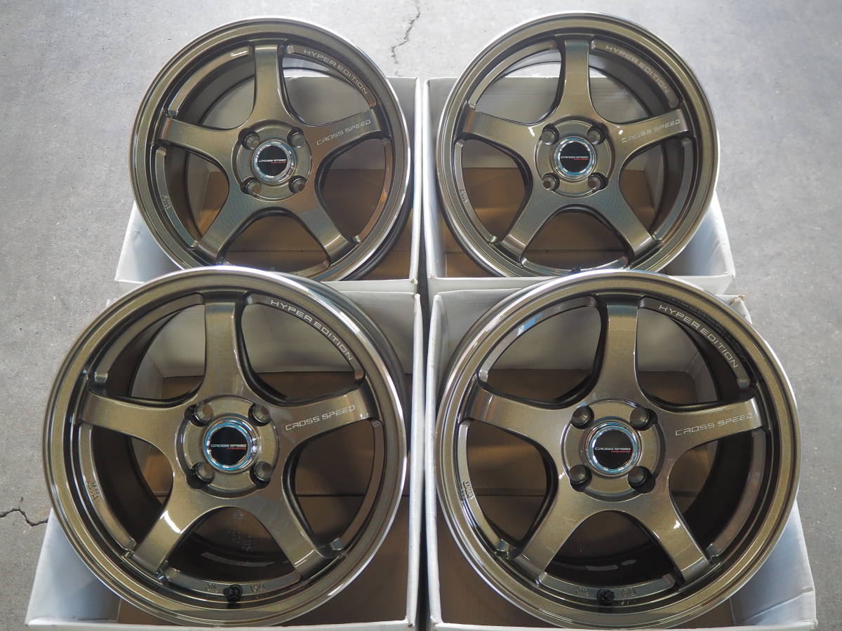 ☆軽量☆15inch 7J+28 4H100 新品 人気 逆ゾリ ホイール 1台分 クロス 
