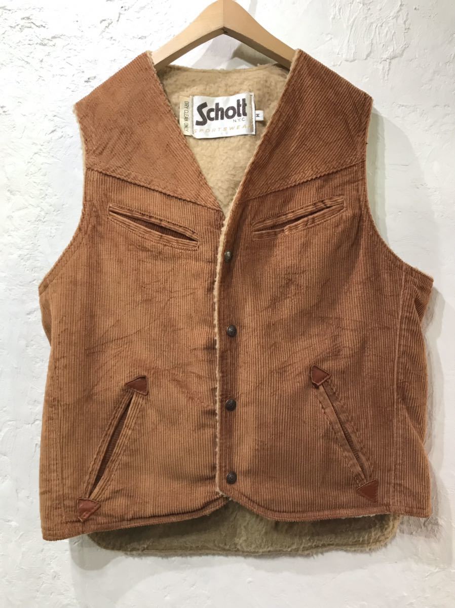 80s Schott(ショット) スエードボアジャケット USA製 | NY OLDIES 80's